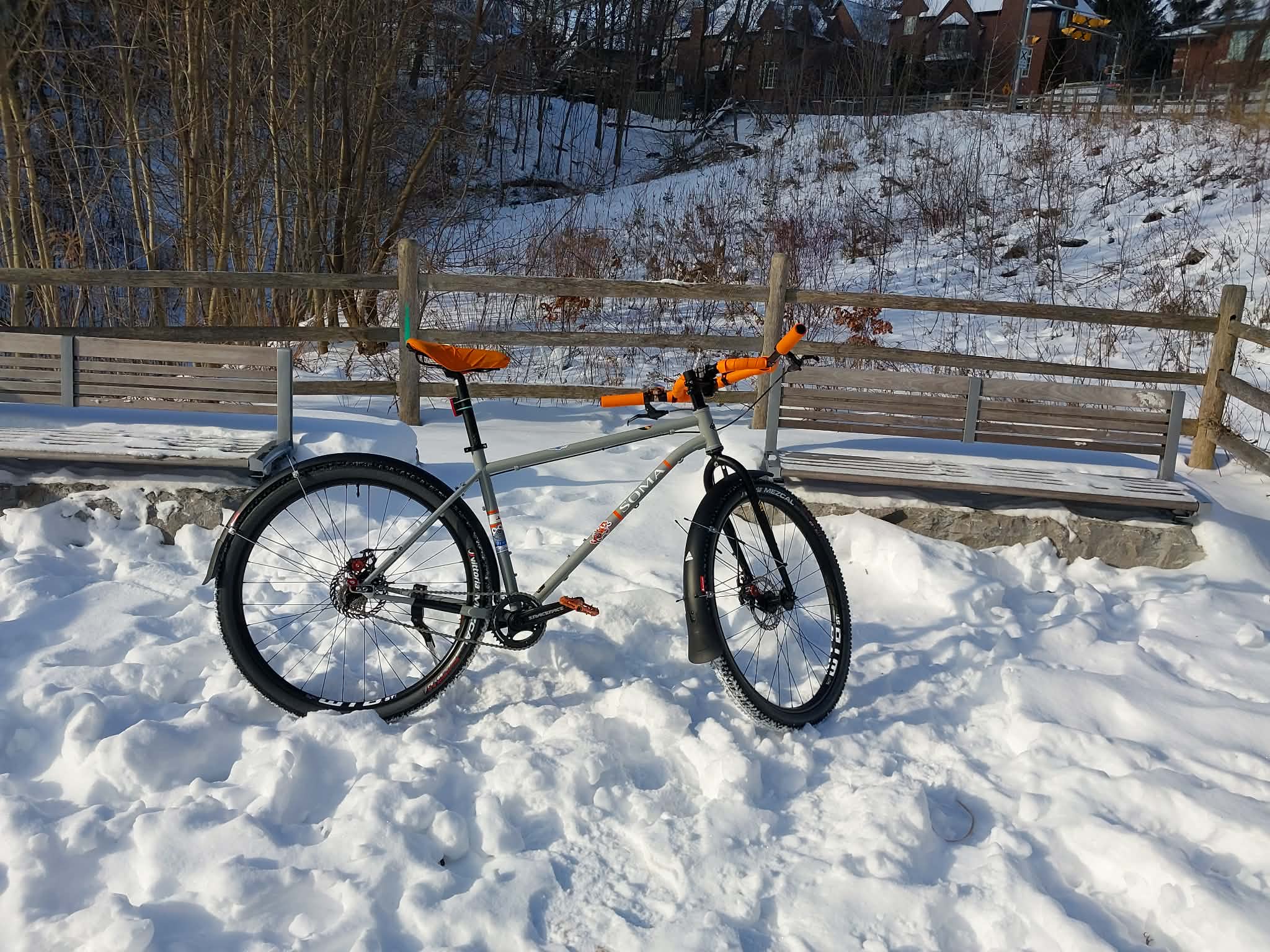 The bike posing for a photo