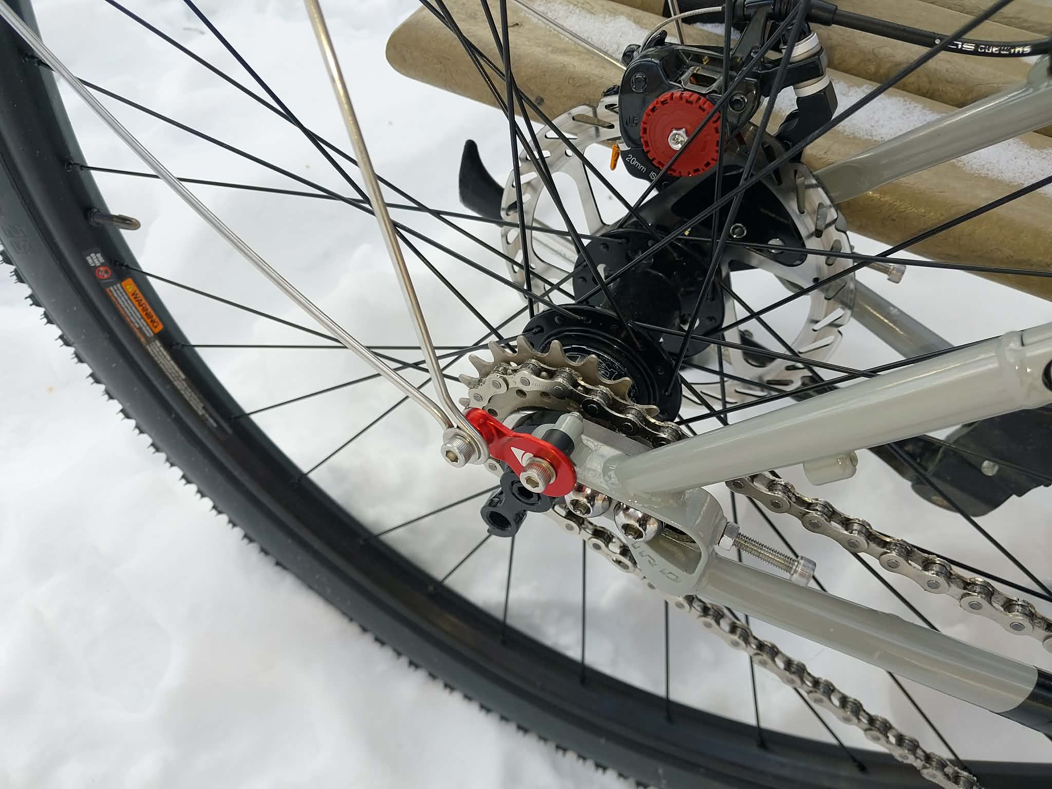 Freehub with two cogs